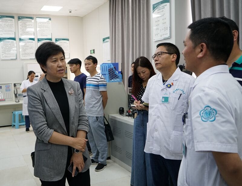 副州長王麗瓊一行到院督導檢查安全生產工作